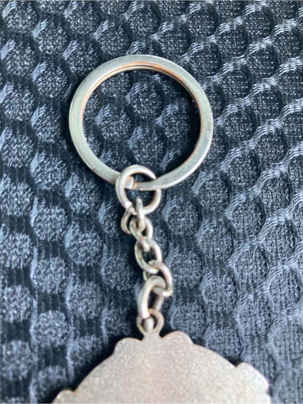adidas Red and Yellow Crest Keychain